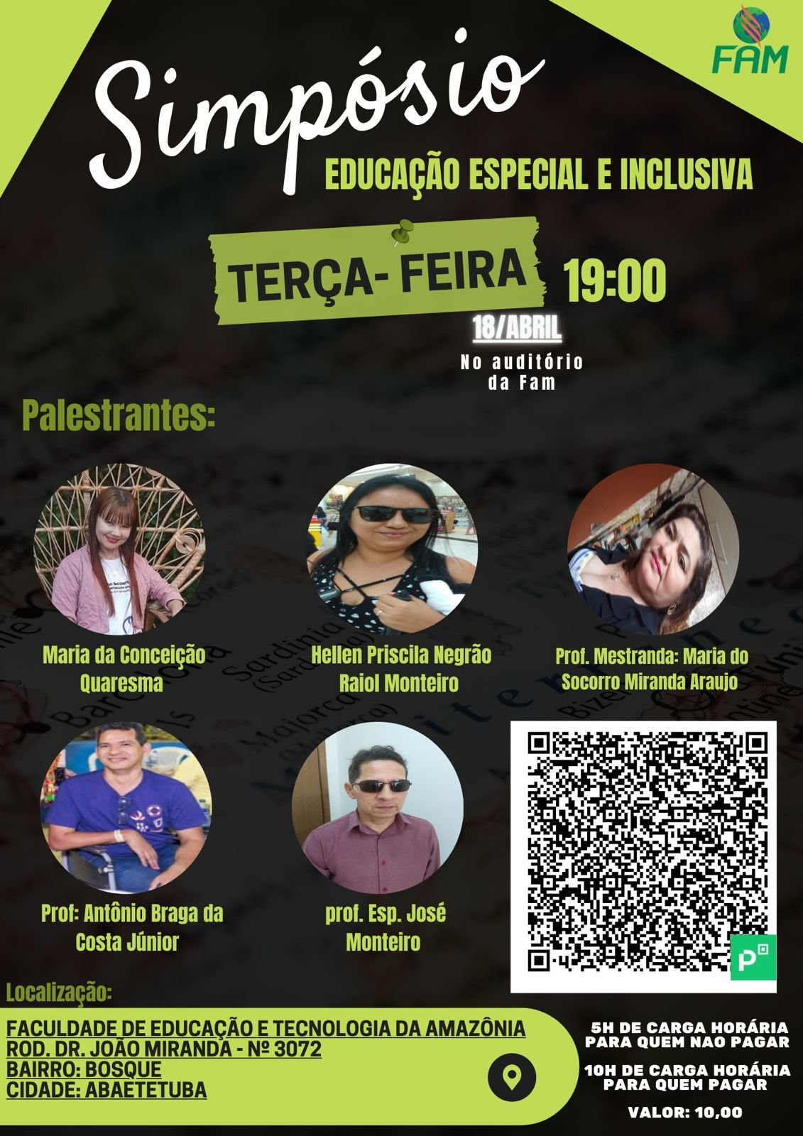 I SIMPÓSIO DE EDUCAÇÃO ESPECIAL E INCLUSIVA: UM OLHAR SOBRE VIVÊNCIA E O EMPODERAMENTO DAS PESSOAS COM DEFICIÊNCIA￼