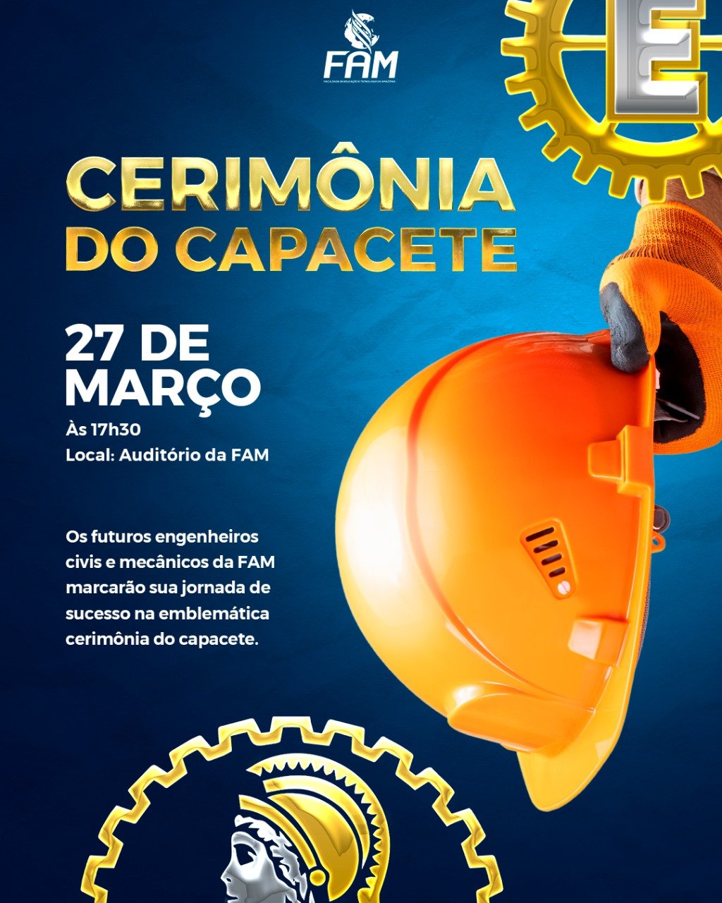 Convite Cerimônia do Capacete
