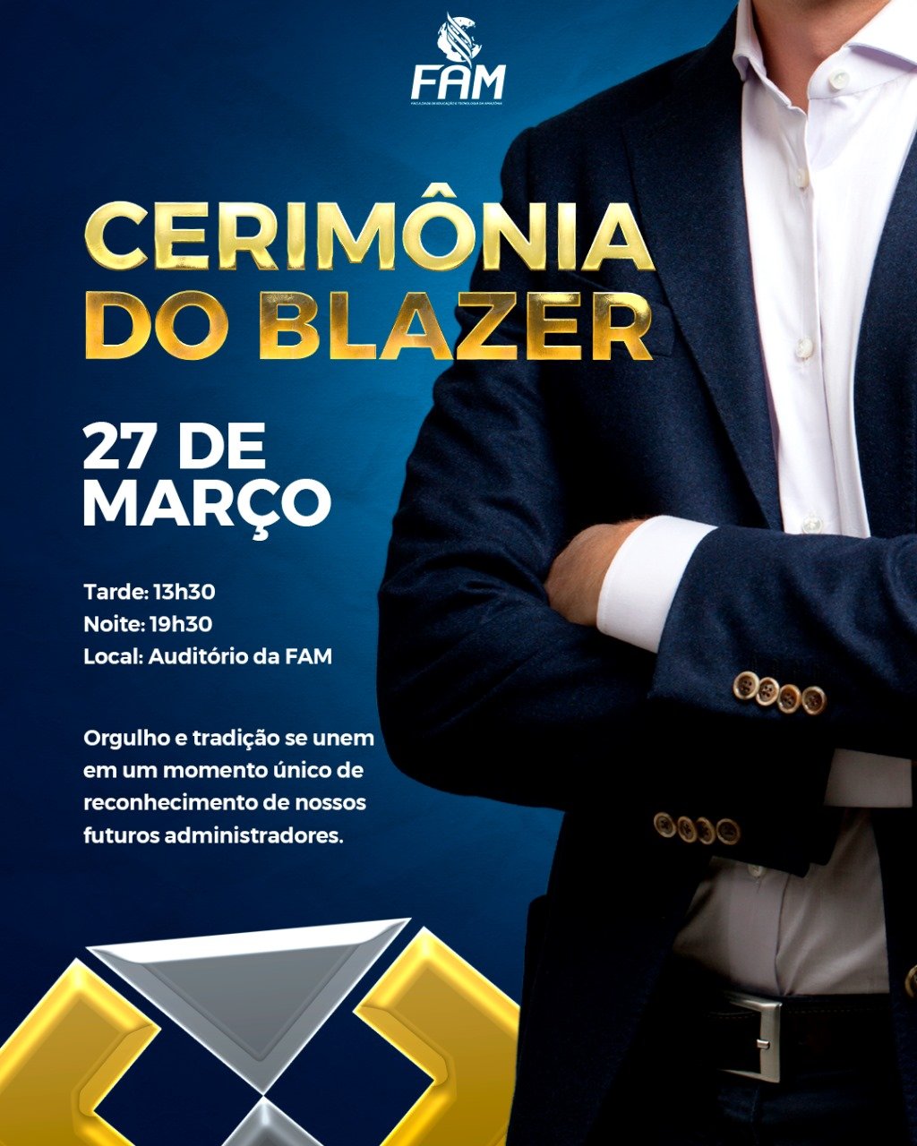 Cerimônia do Blazer do curso de Administração